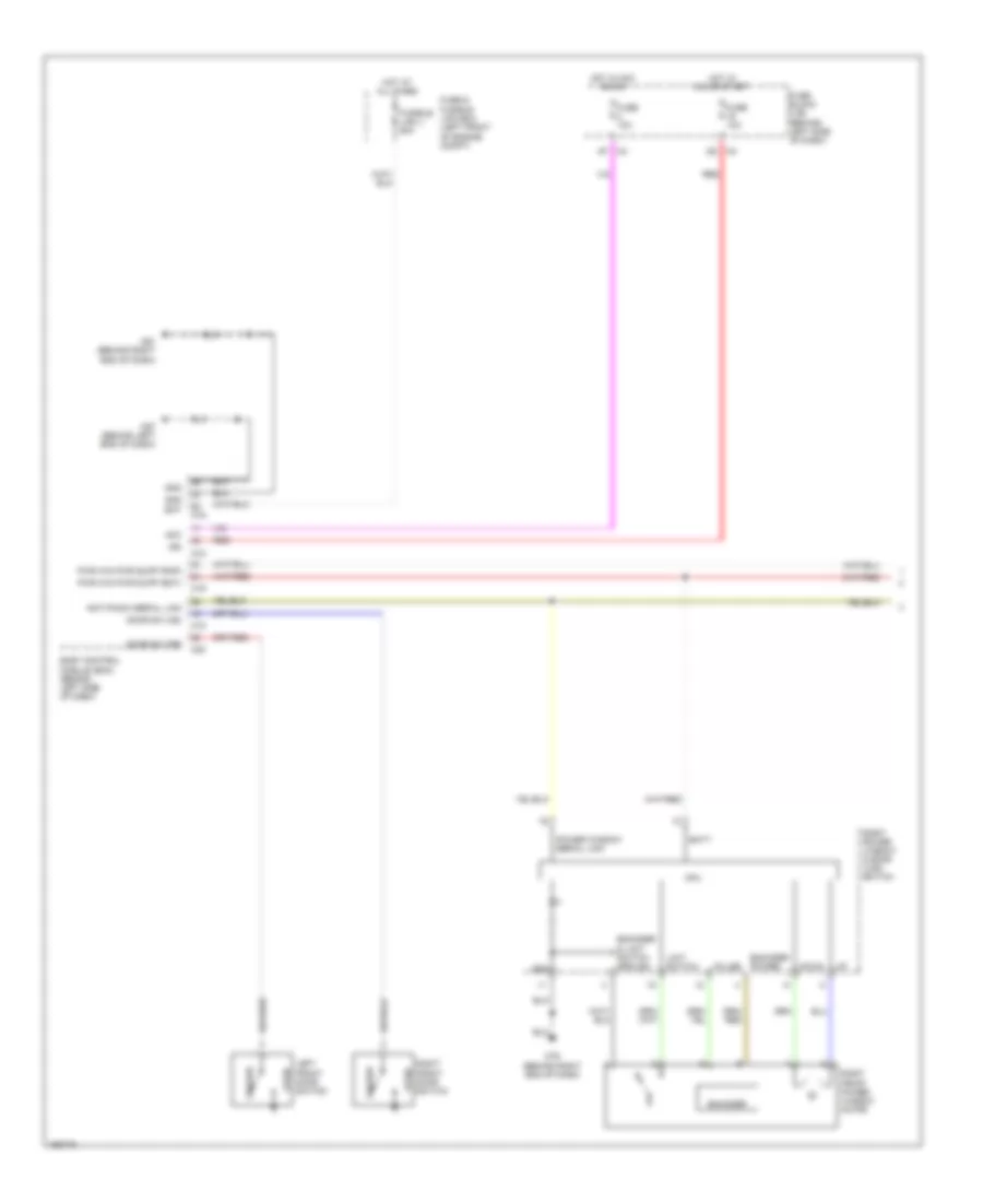 Power Windows Wiring Diagram 1 of 2 for Nissan Quest SL 2004