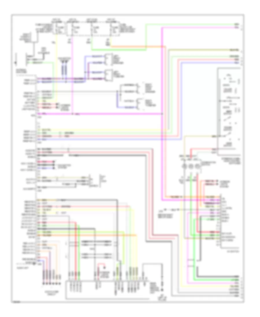 Mid Line Radio Wiring Diagram without Navigation 1 of 2 for Nissan Quest SL 2004