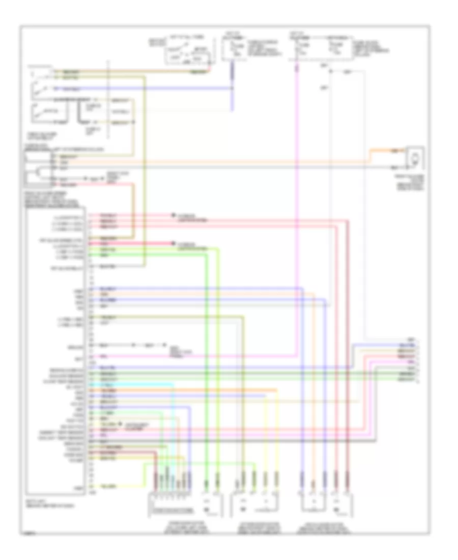 Электросхема кондиционера (1 из 2) для Nissan Quest SE 2000