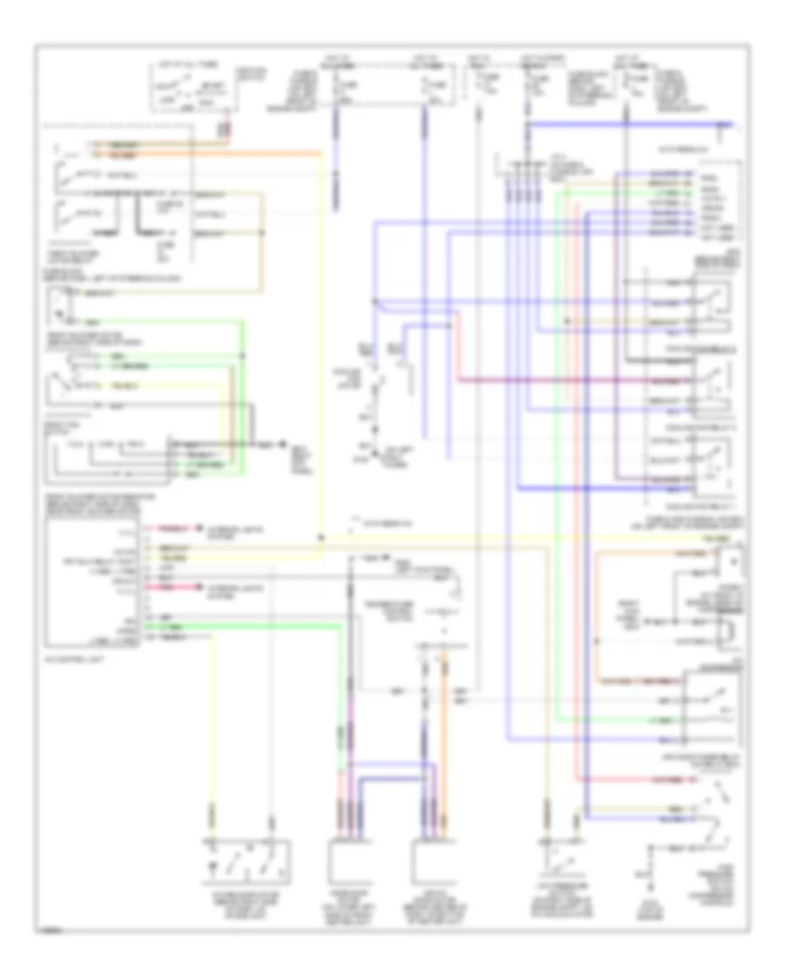 Manual A C Wiring Diagram 1 of 2 for Nissan Quest SE 2000
