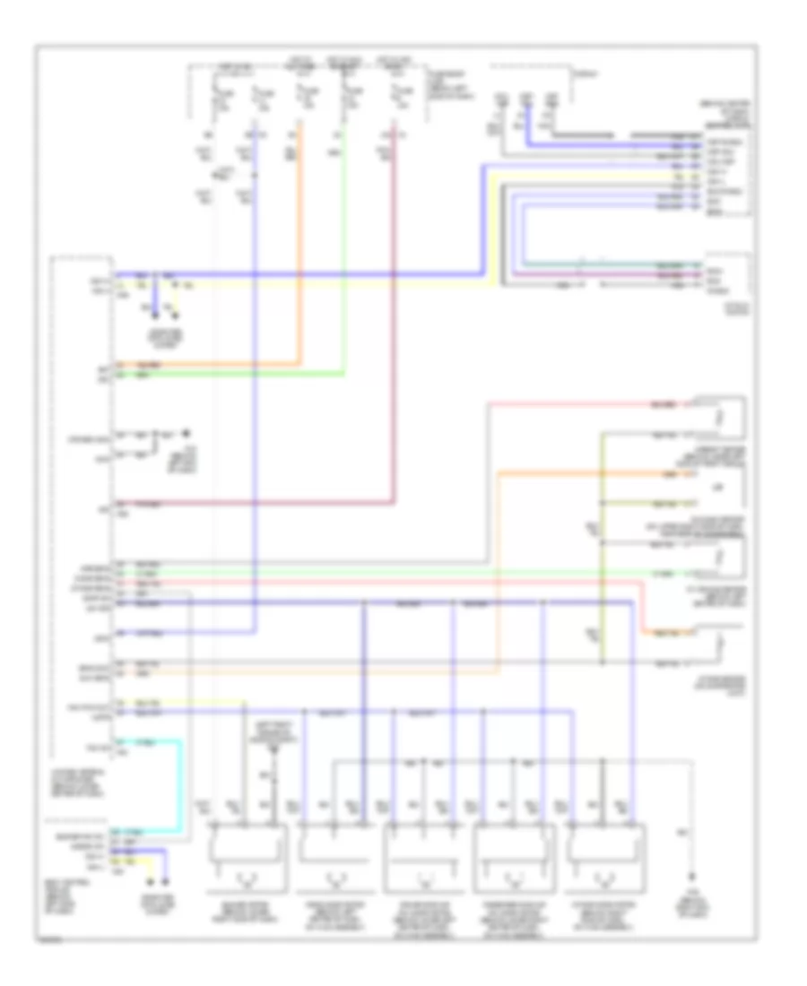 Automatic A C Wiring Diagram 1 of 2 for Nissan Murano SE 2007