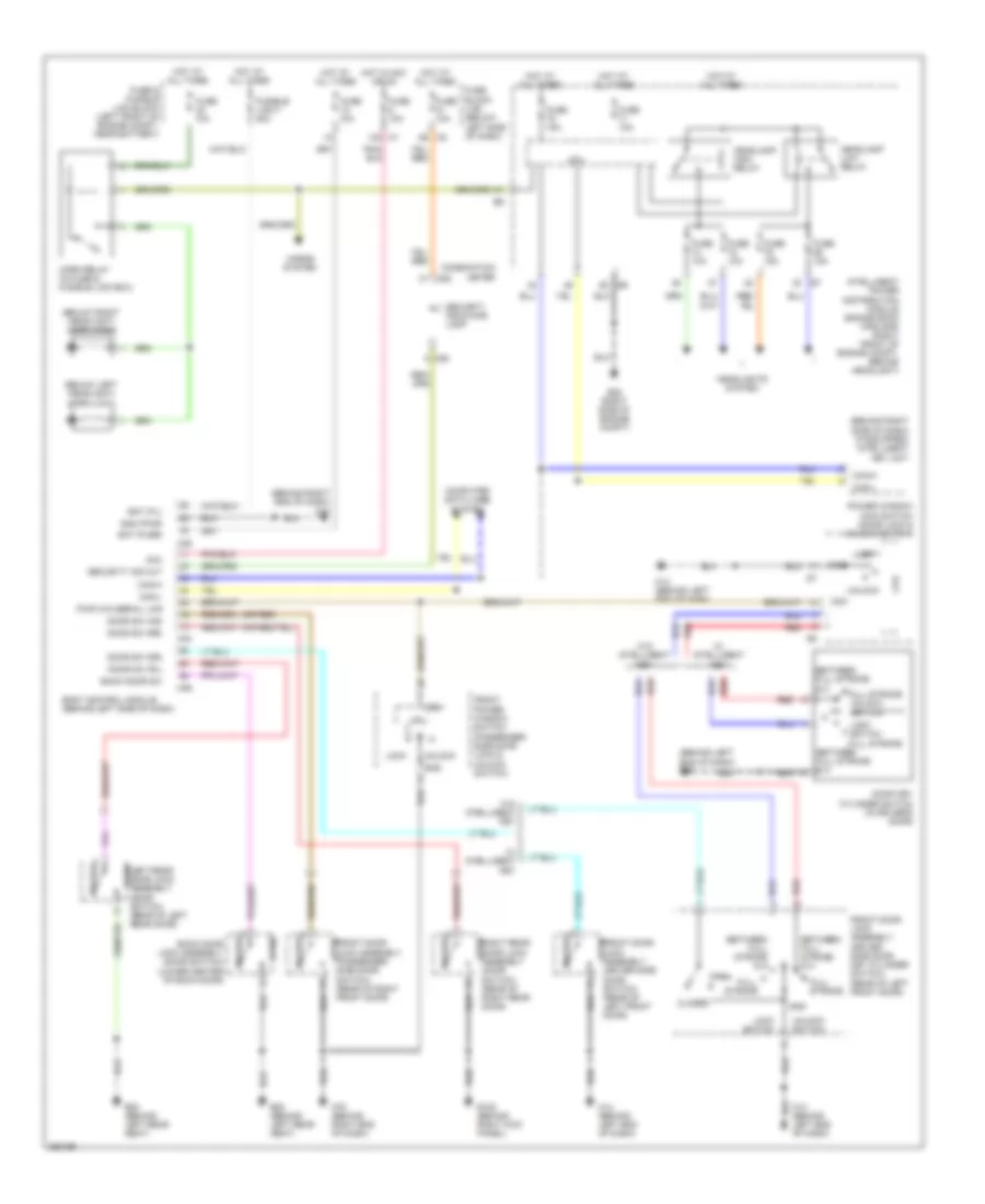 Forced Entry Wiring Diagram for Nissan Murano SE 2007