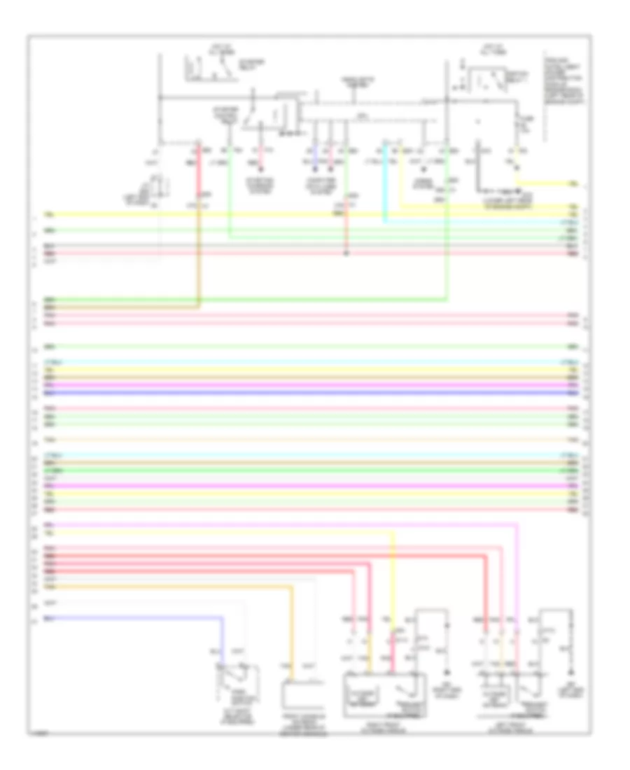 Forced Entry Wiring Diagram (2 of 4) for Nissan Altima 2014