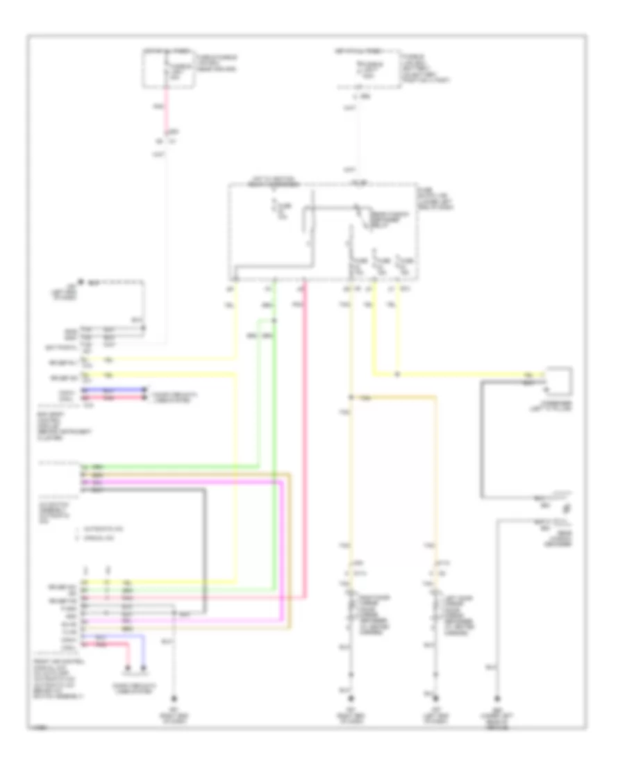 Defoggers Wiring Diagram for Nissan Altima 2014