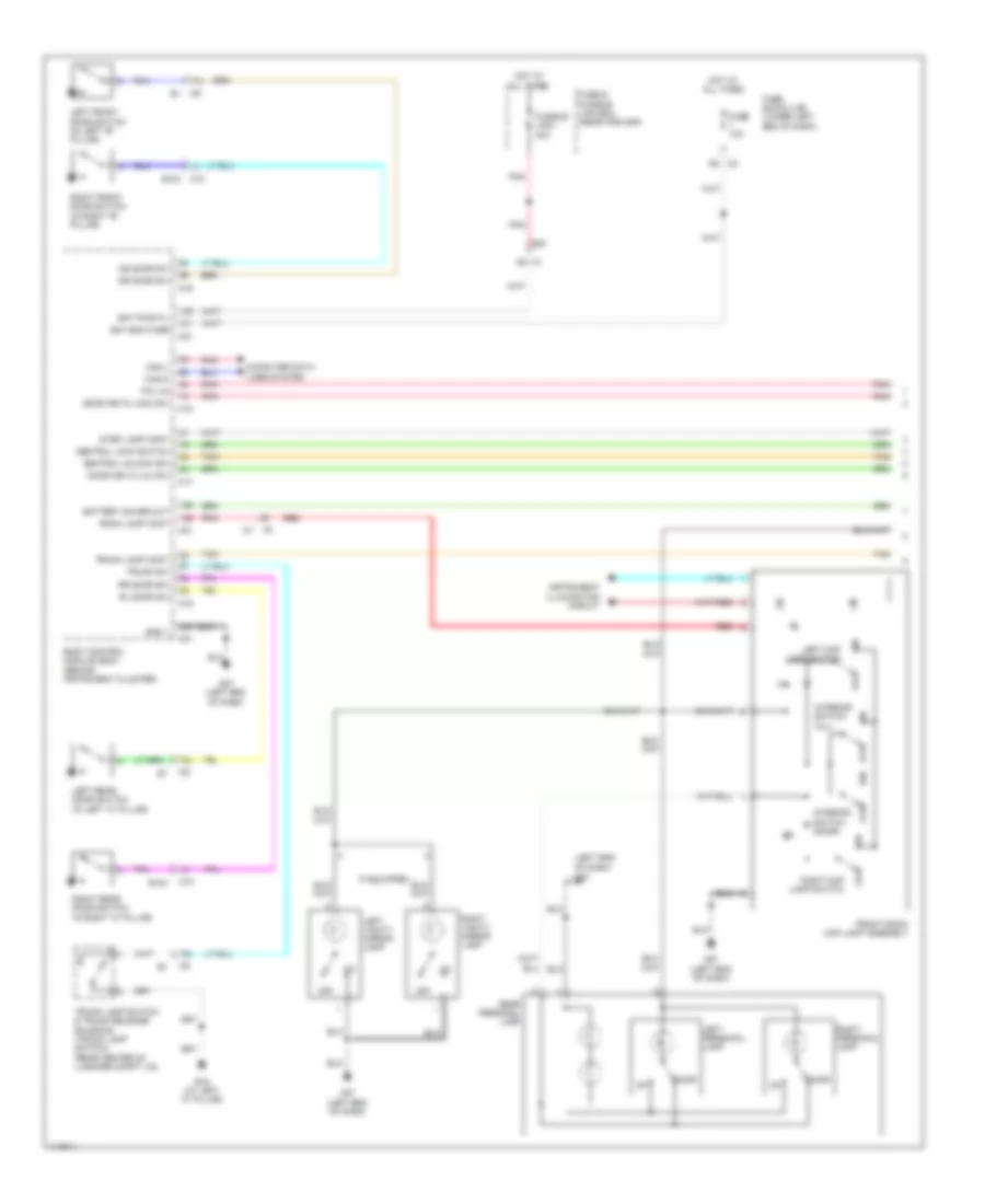 Courtesy Lamps Wiring Diagram 1 of 2 for Nissan Altima 2014