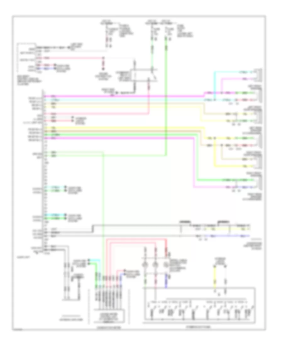 Radio Wiring Diagram Base for Nissan Altima 2014