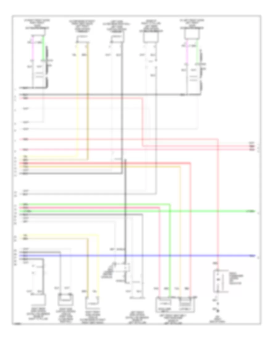 Supplemental Restraints Wiring Diagram (2 of 3) for Nissan Altima 2014