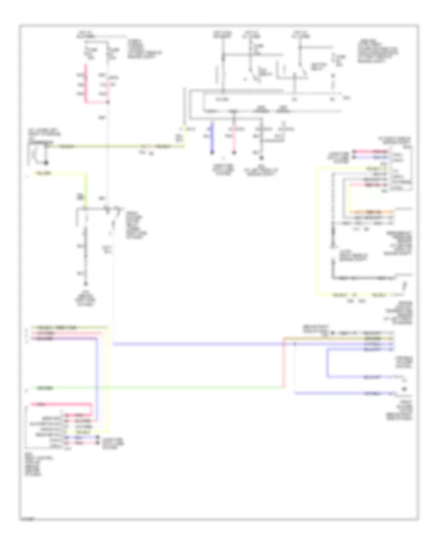 Automatic AC Wiring Diagram (2 of 2) for Nissan Titan PRO-4X 2012