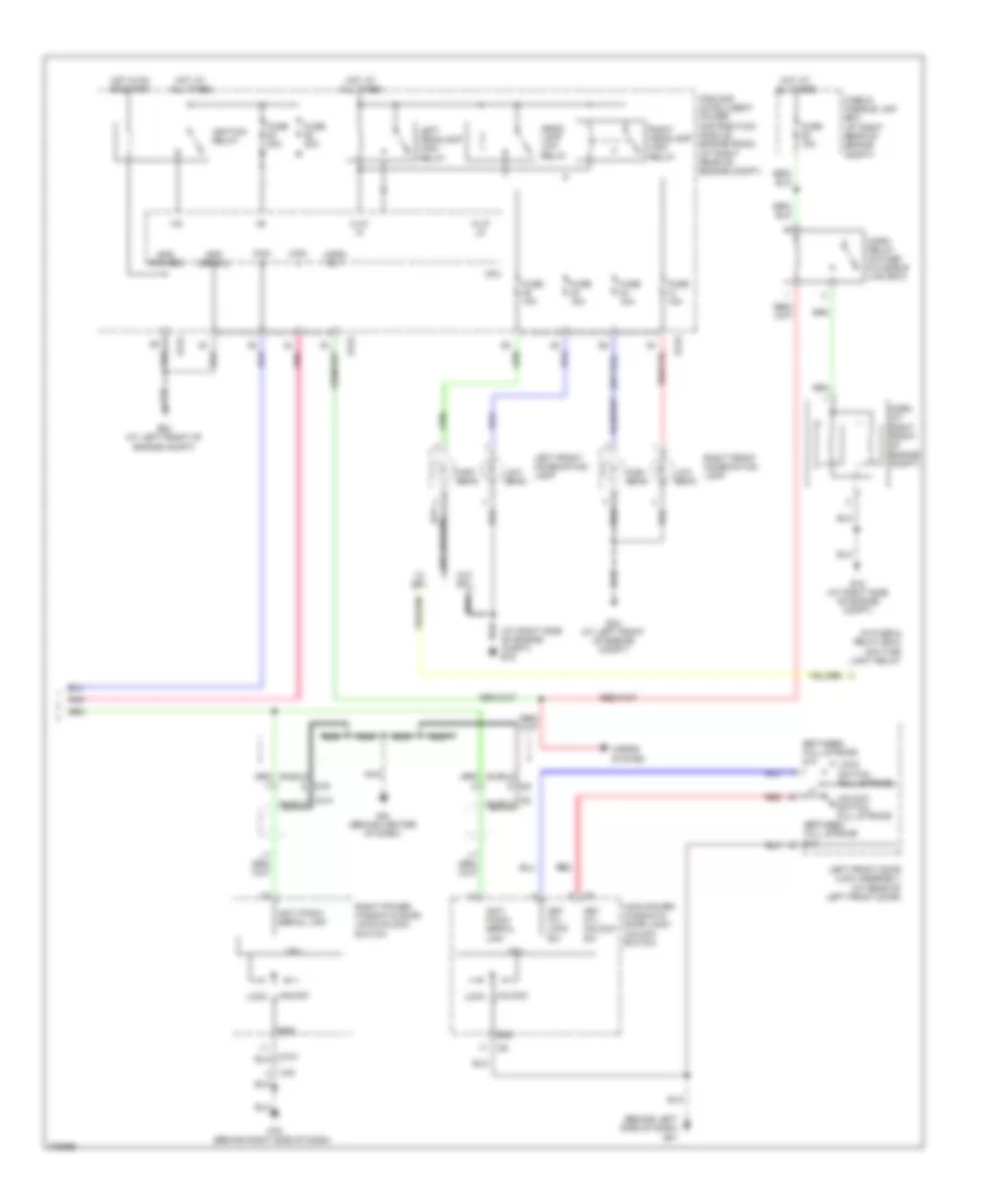 Forced Entry Wiring Diagram Crew Cab 2 of 2 for Nissan Titan PRO 4X 2012