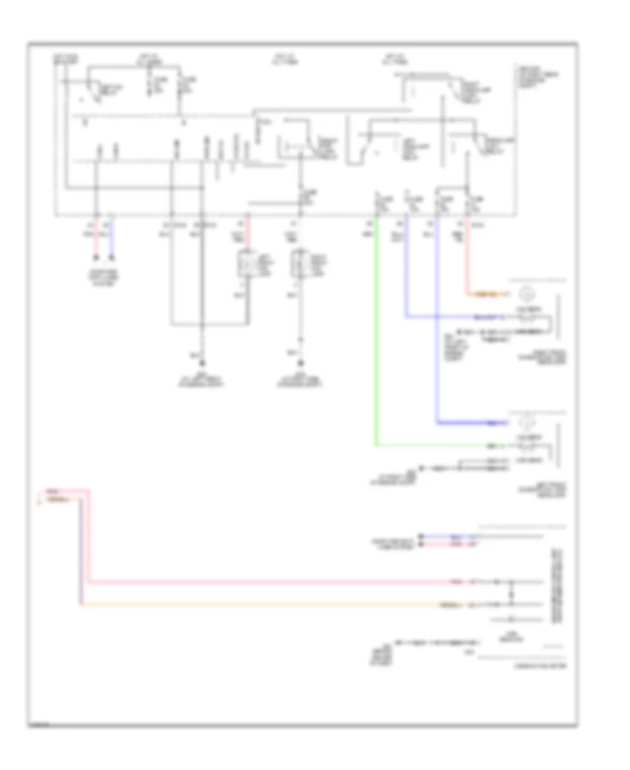 Autolamps Wiring Diagram without DRL 2 of 2 for Nissan Titan PRO 4X 2012