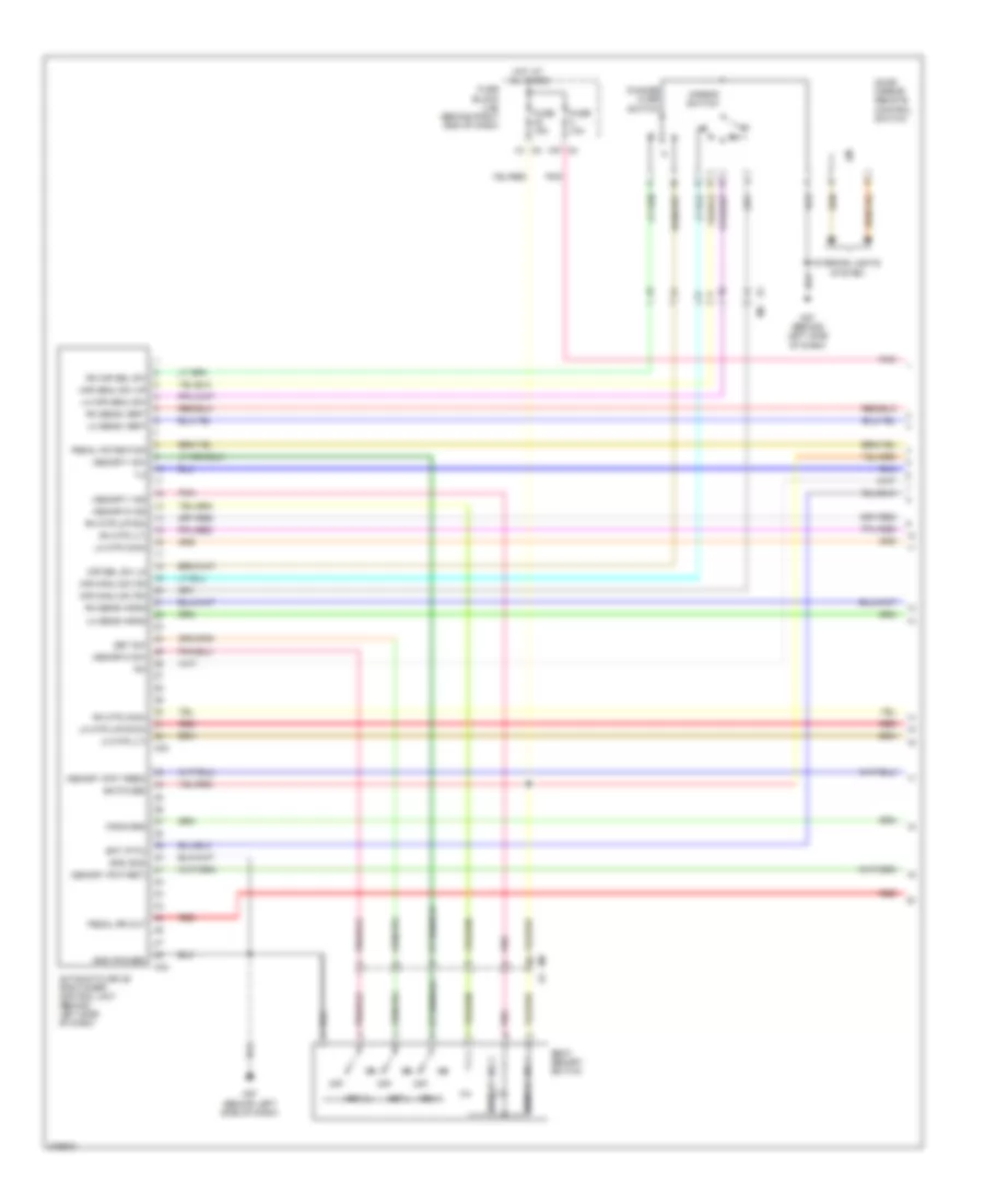 Memory Systems Wiring Diagram 1 of 3 for Nissan Titan PRO 4X 2012