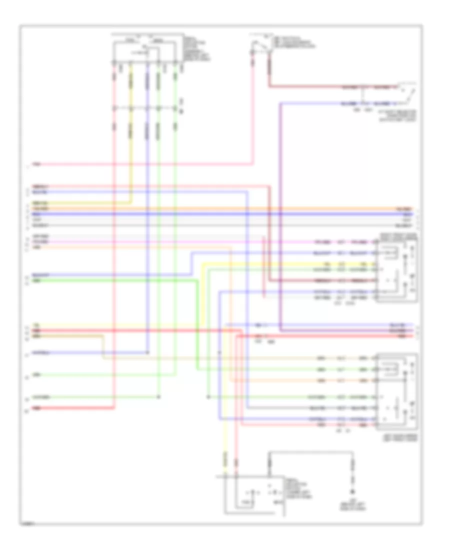 Memory Systems Wiring Diagram (2 of 3) for Nissan Titan PRO-4X 2012