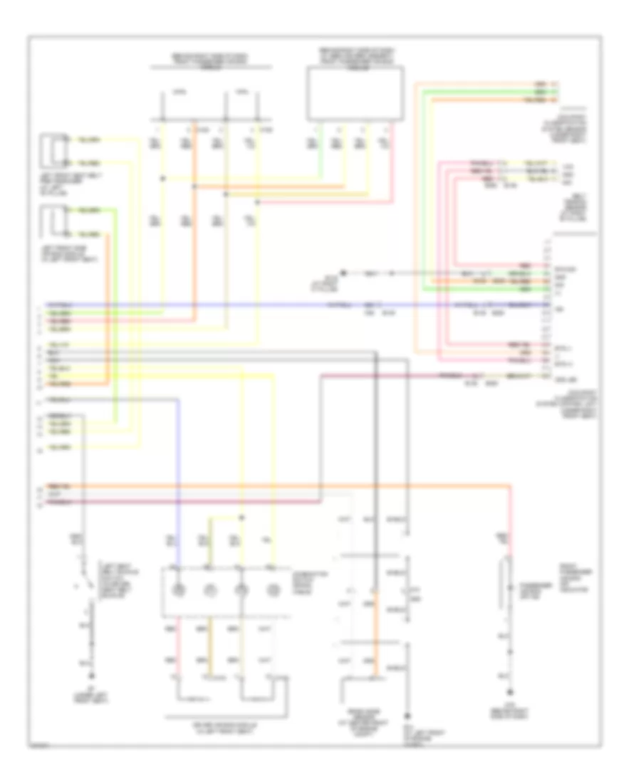 Supplemental Restraints Wiring Diagram (2 of 2) for Nissan Titan PRO-4X 2012