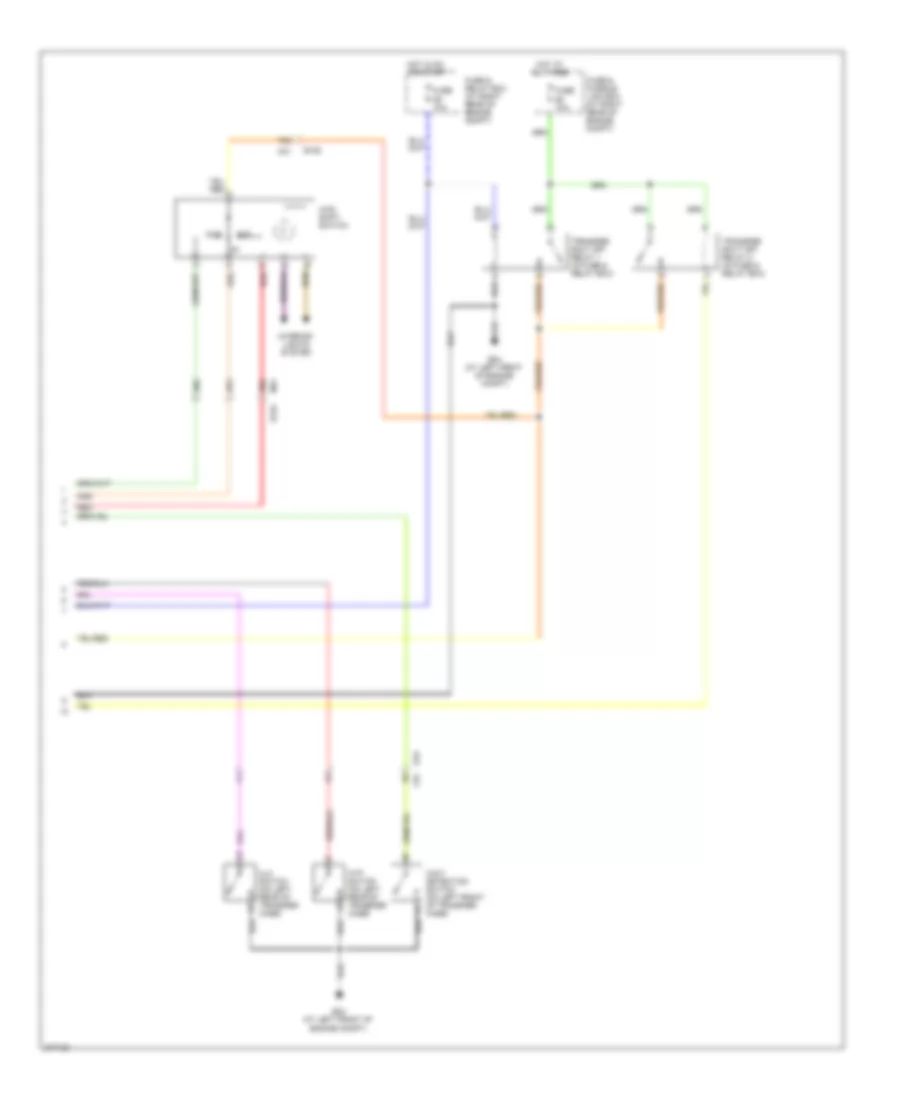 4WD Wiring Diagram 2 of 2 for Nissan Titan PRO 4X 2012