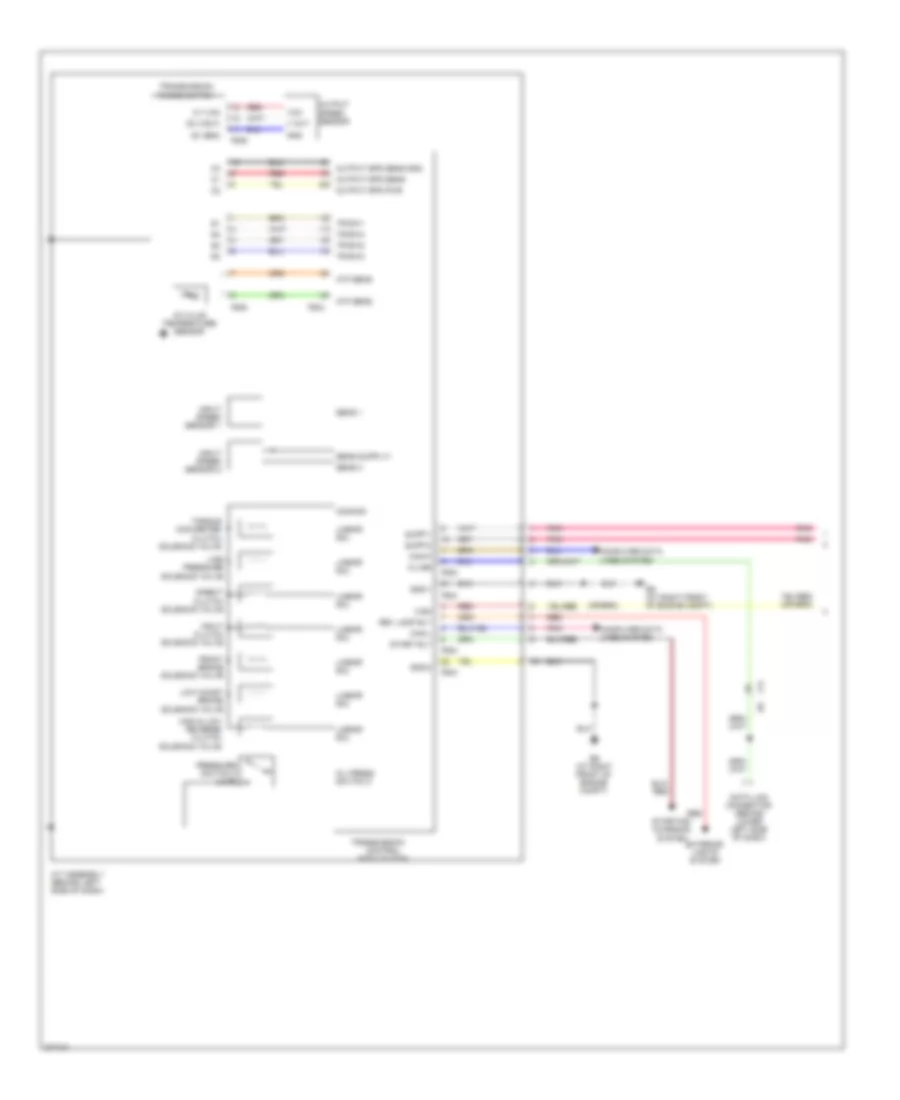 A T Wiring Diagram 1 of 2 for Nissan Titan PRO 4X 2012