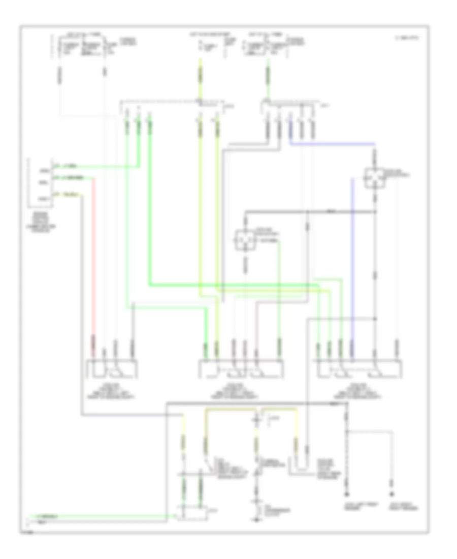 AC Wiring Diagram, Manual AC (2 of 2) for Nissan Altima SE 1996