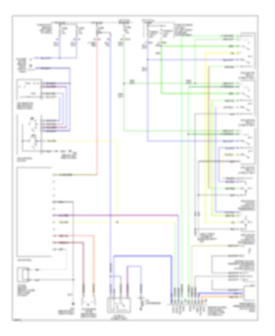 2.5L, Manual AC Wiring Diagram for Nissan Sentra S 2004