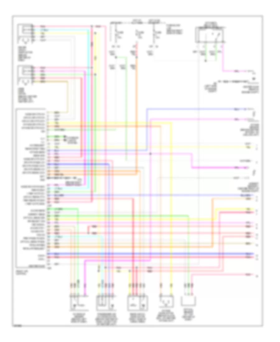 Automatic A C Wiring Diagram 1 of 3 for Nissan Pathfinder LE 2007