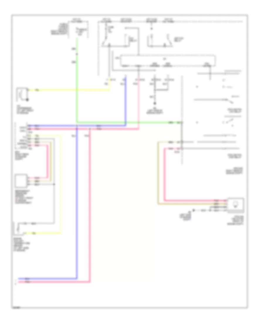 Automatic A C Wiring Diagram 3 of 3 for Nissan Pathfinder LE 2007