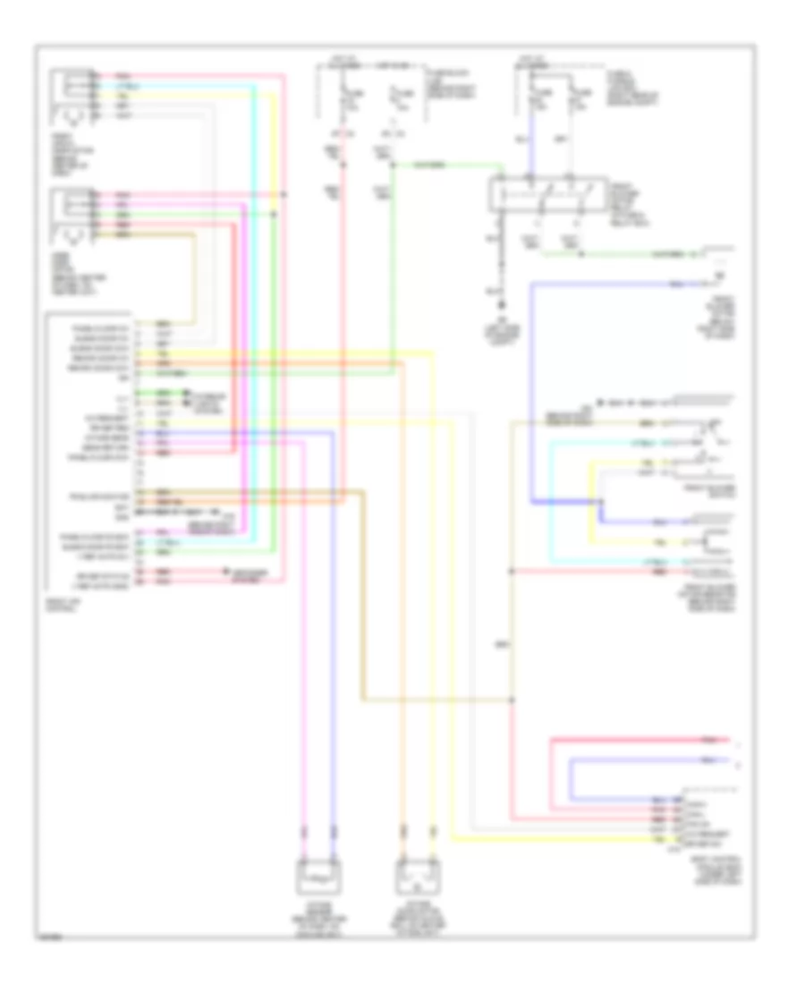 Manual A C Wiring Diagram 1 of 2 for Nissan Pathfinder LE 2007