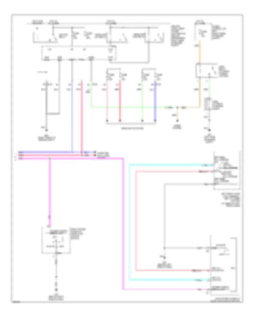 Forced Entry Wiring Diagram 2 of 2 for Nissan Pathfinder LE 2007