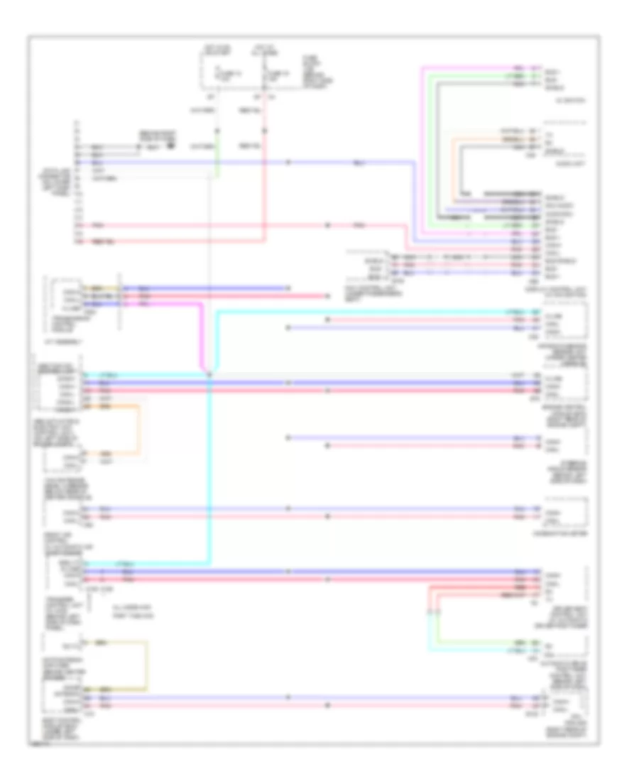 Computer Data Lines Wiring Diagram for Nissan Pathfinder LE 2007