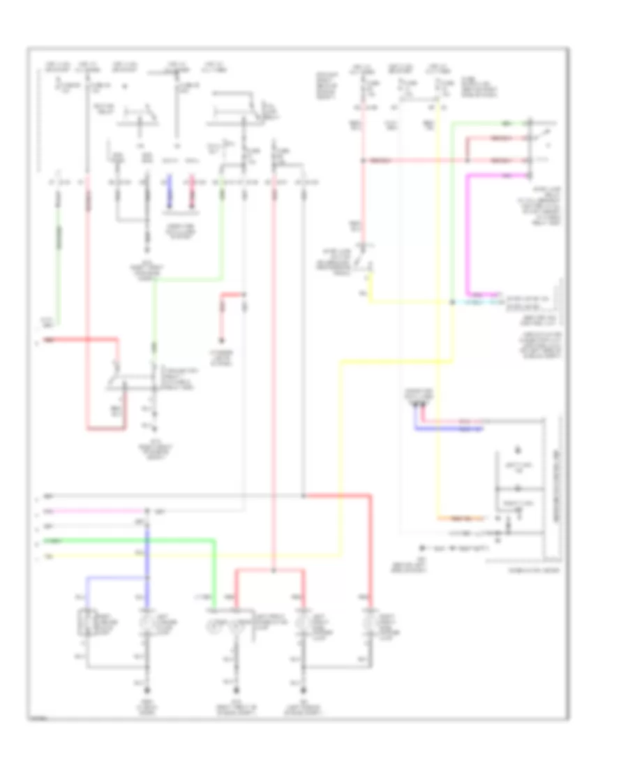 Exterior Lamps Wiring Diagram 2 of 2 for Nissan Pathfinder LE 2007