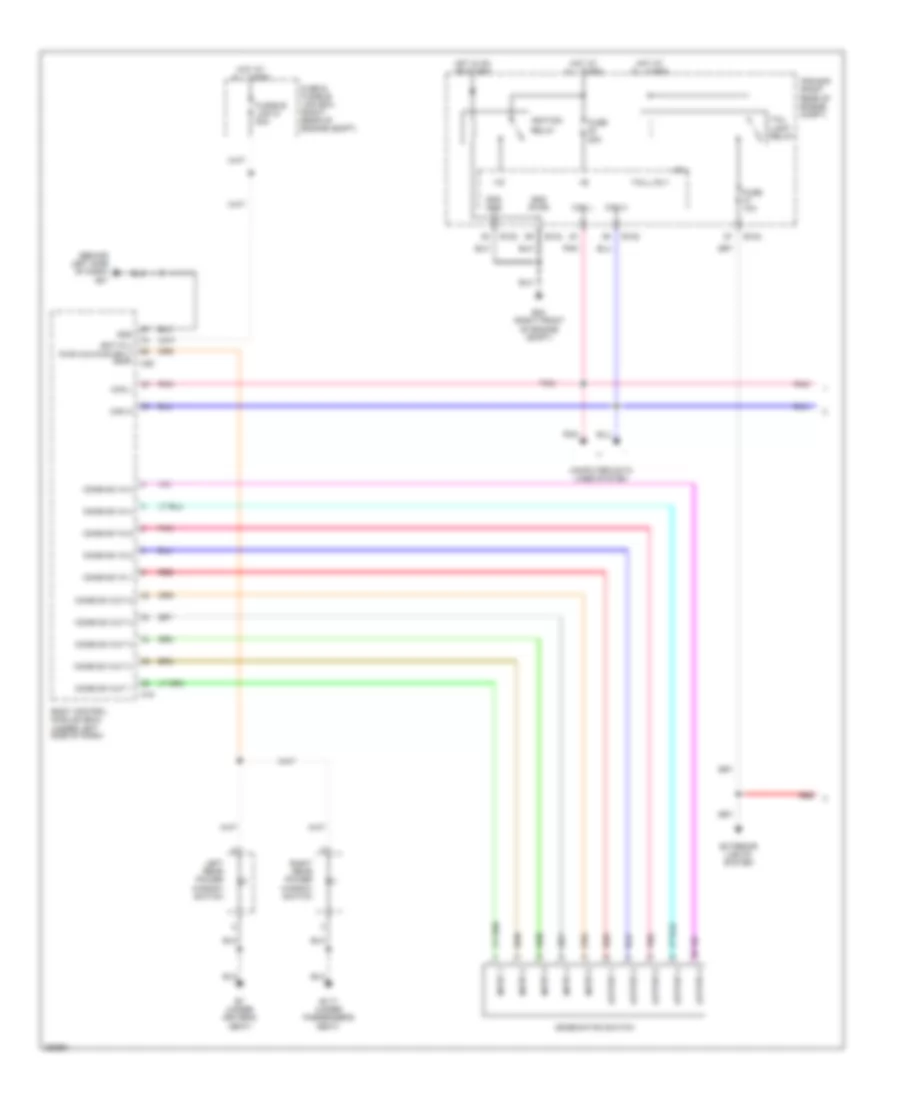 Instrument Illumination Wiring Diagram (1 of 2) for Nissan Pathfinder LE 2007