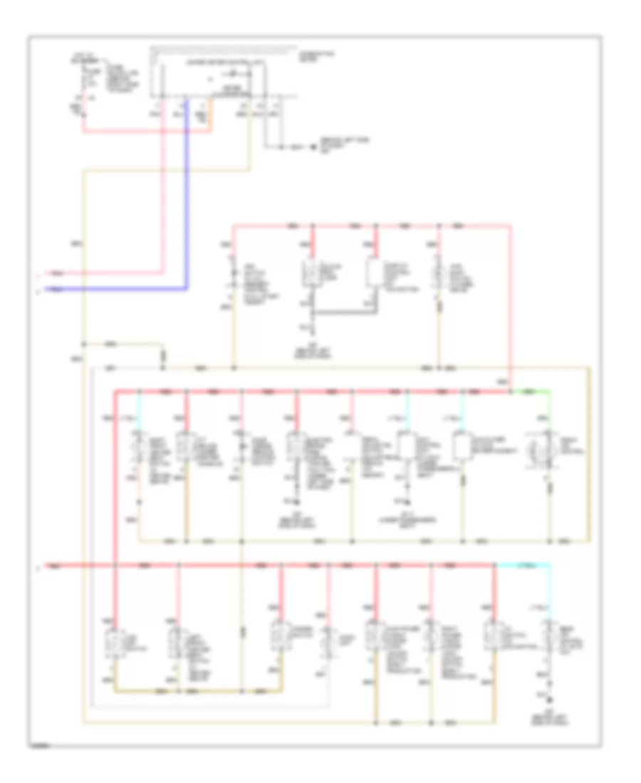 Instrument Illumination Wiring Diagram 2 of 2 for Nissan Pathfinder LE 2007