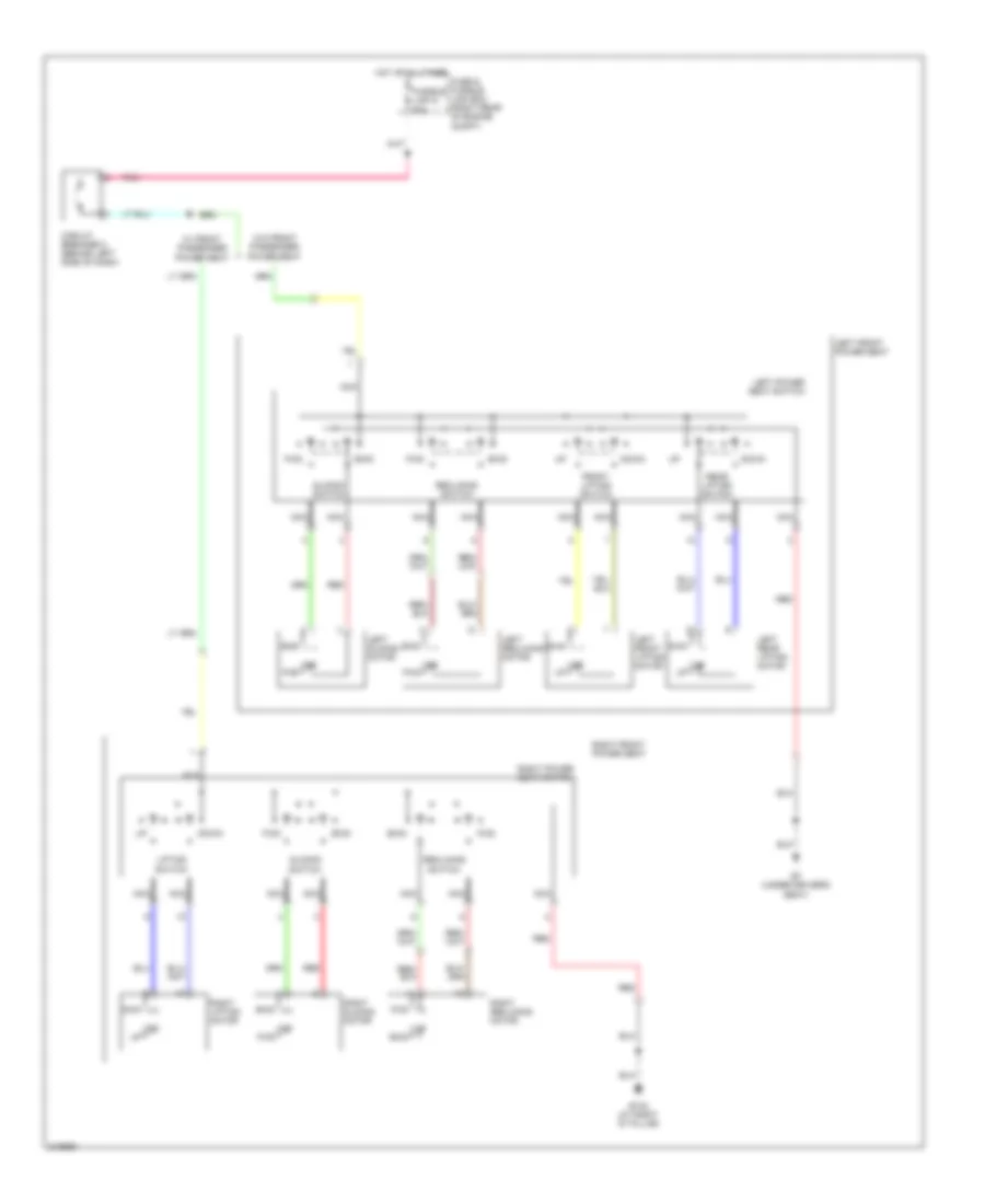 Power Seat Wiring Diagram for Nissan Pathfinder LE 2007