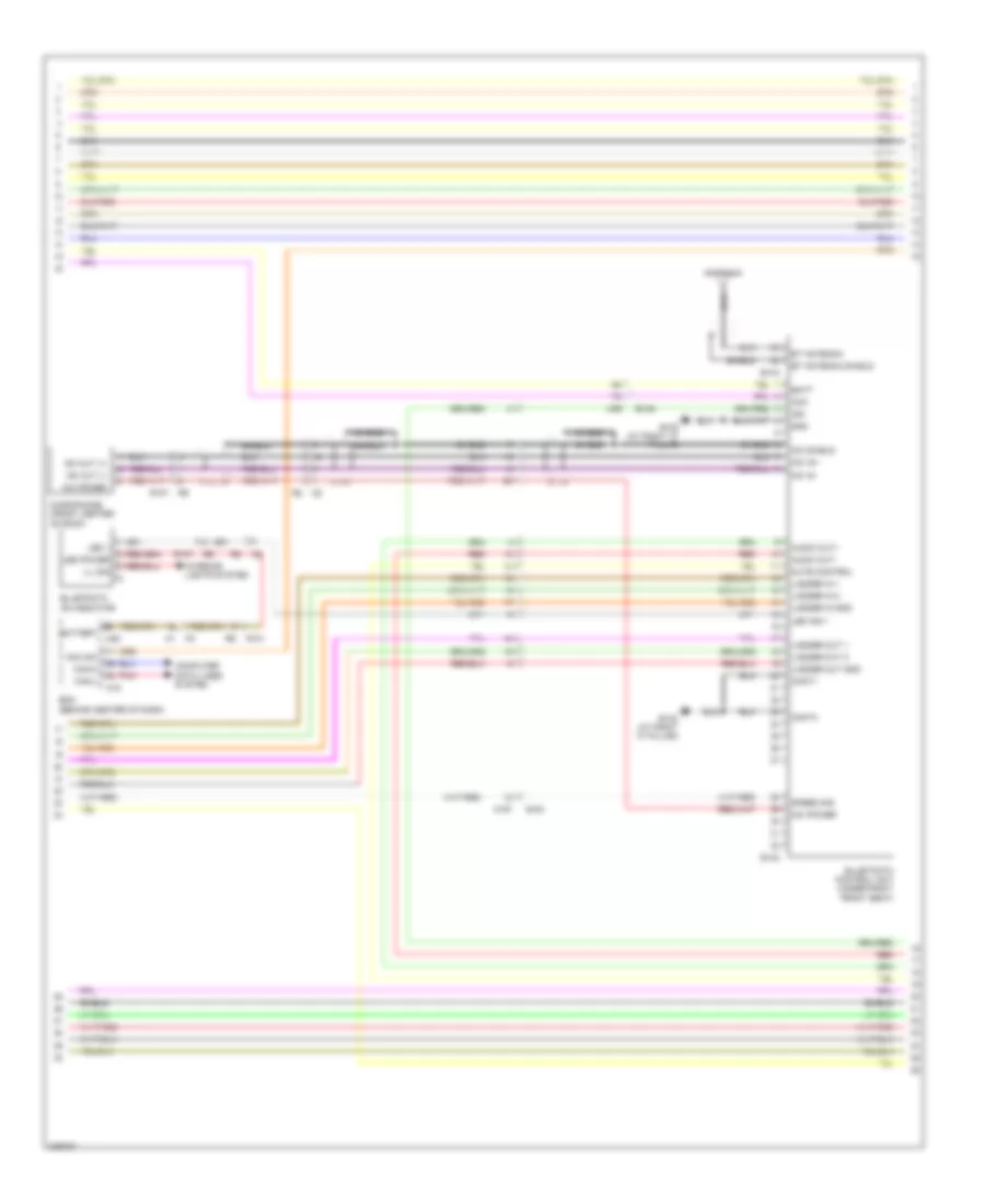 Navigation Wiring Diagram (2 of 5) for Nissan Titan S 2012