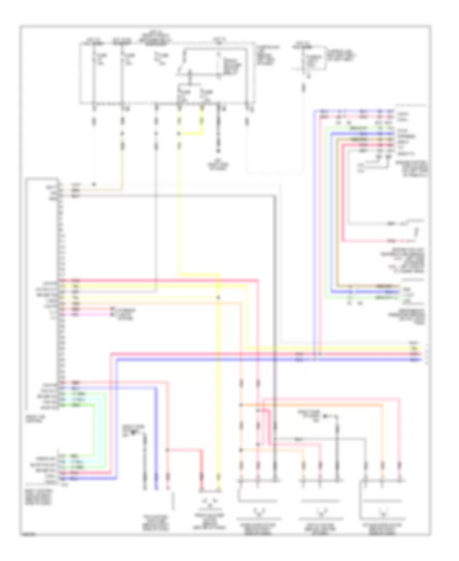 Manual A C Wiring Diagram 1 of 2 for Nissan Sentra SE R 2011