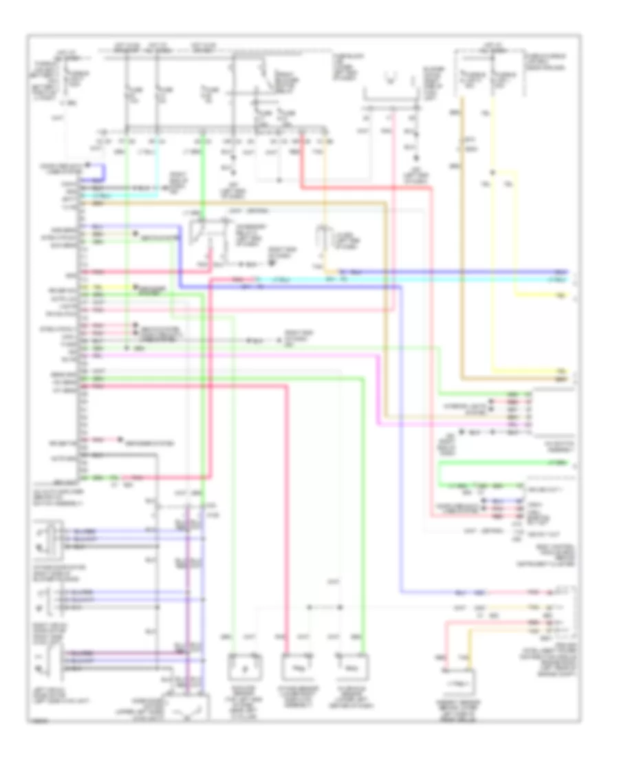 Automatic A C Wiring Diagram 1 of 2 for Nissan Altima SL 2014