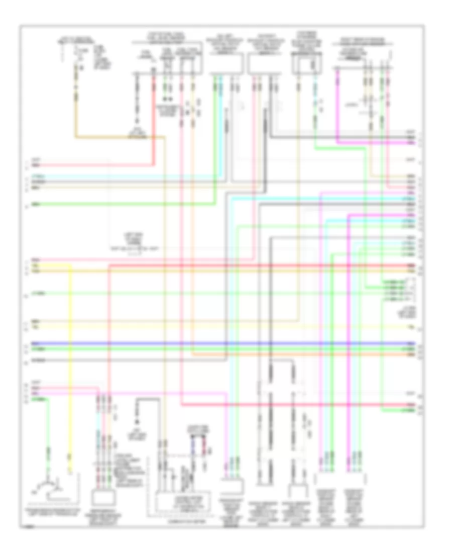 3.5L, Engine Performance Wiring Diagram (3 of 4) for Nissan Altima SL 2014