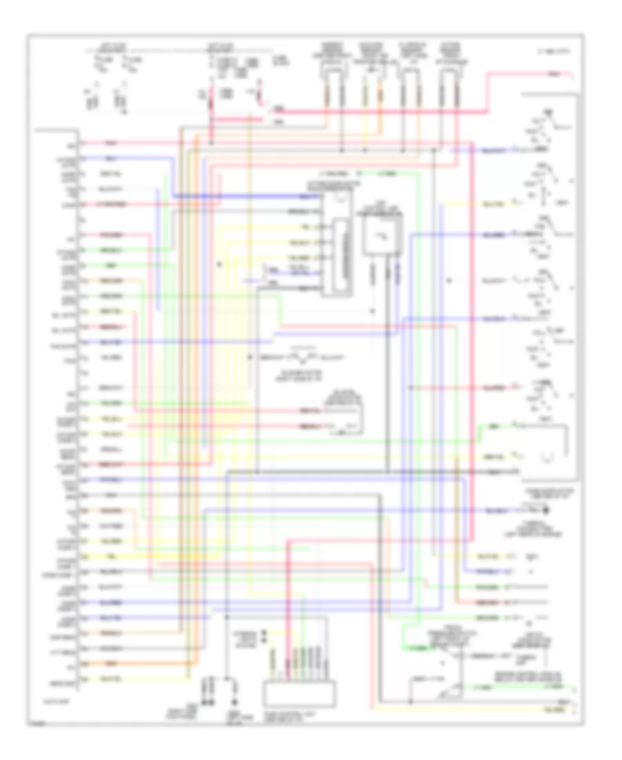 Air Conditioning Wiring Diagrams Auto A C 1 of 2 for Nissan Maxima GLE 1996
