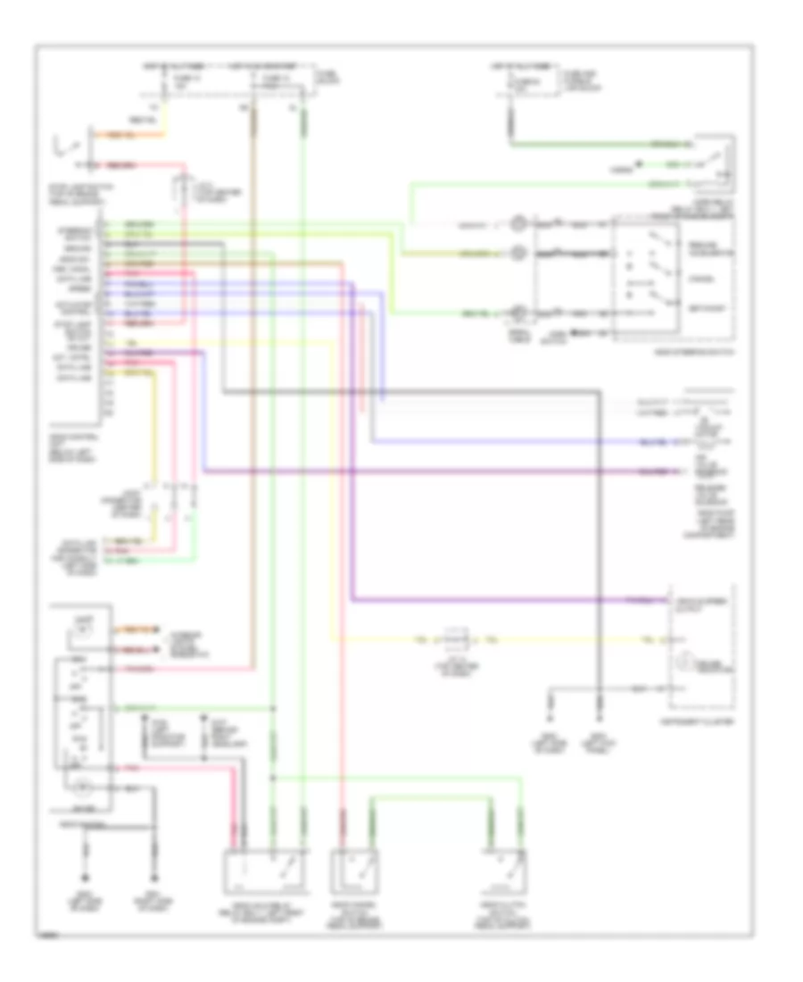 Cruise Control Wiring Diagram, MT for Nissan Maxima GLE 1996