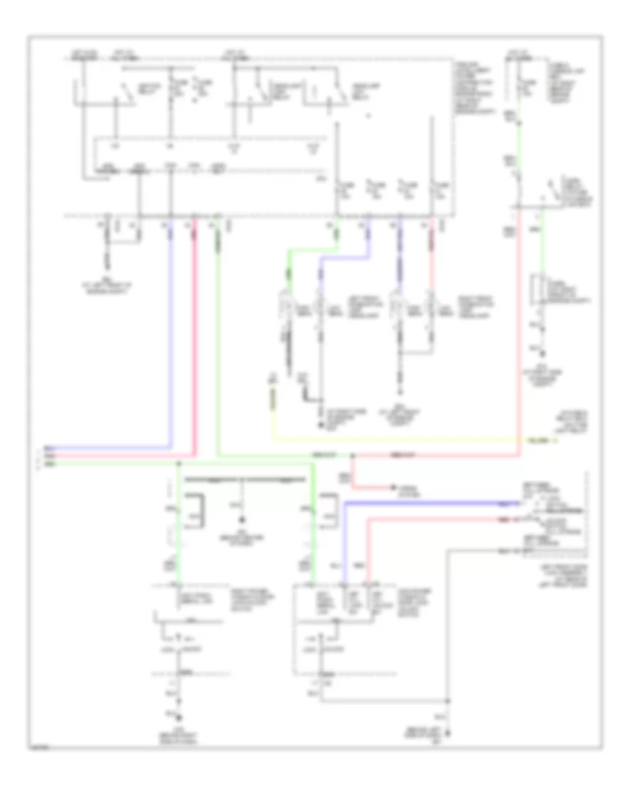 Forced Entry Wiring Diagram, Crew Cab (2 of 2) for Nissan Titan LE 2009