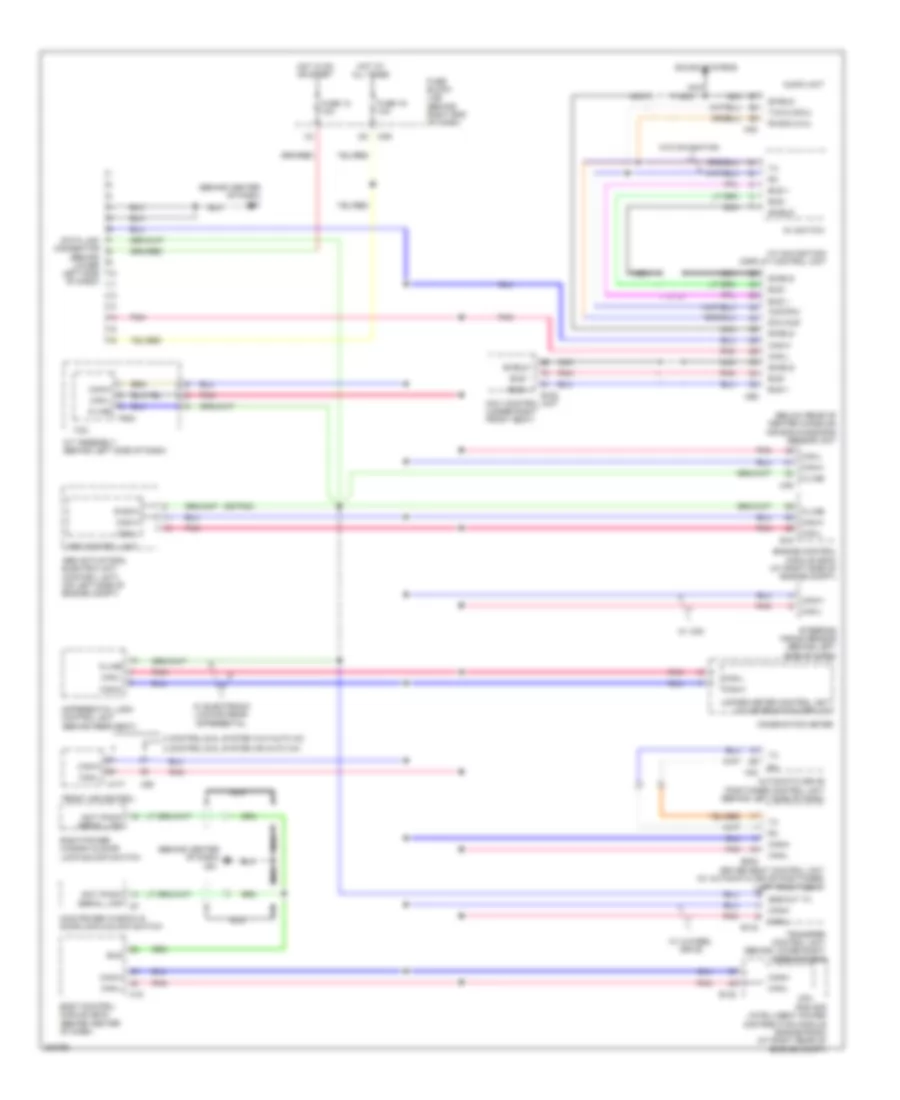 Computer Data Lines Wiring Diagram for Nissan Titan LE 2009