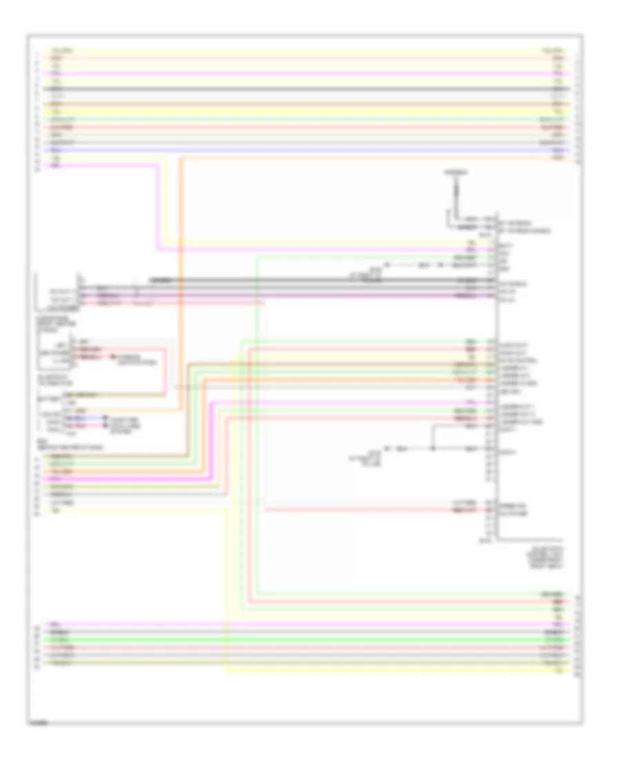 Navigation Wiring Diagram (2 of 5) for Nissan Titan LE 2009