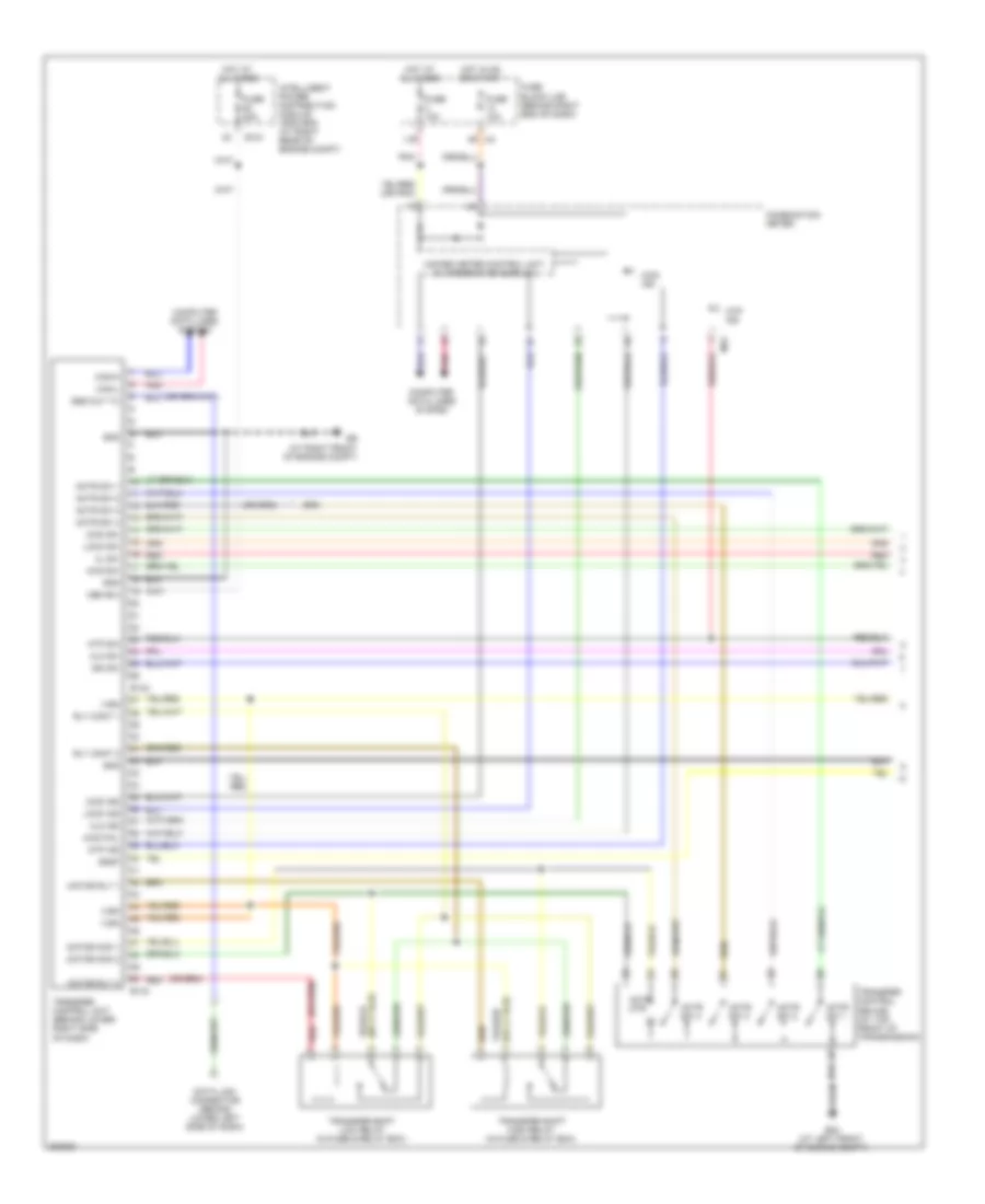 4WD Wiring Diagram 1 of 2 for Nissan Titan LE 2009