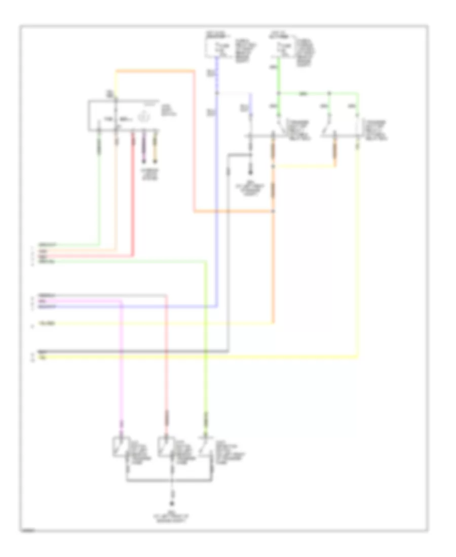 4WD Wiring Diagram 2 of 2 for Nissan Titan LE 2009