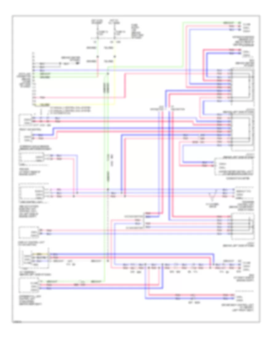 Computer Data Lines Wiring Diagram for Nissan Titan SL 2012