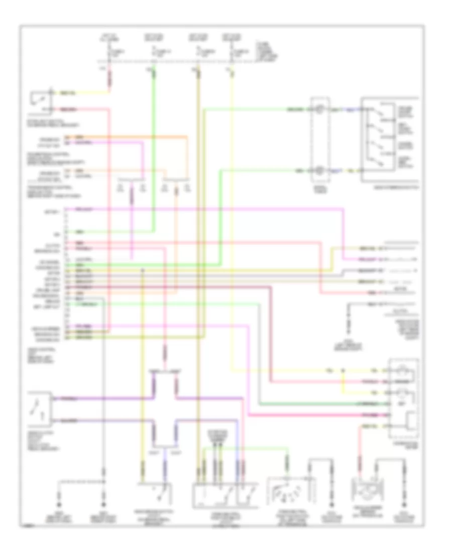 Cruise Control Wiring Diagram for Nissan Sentra XE 2000
