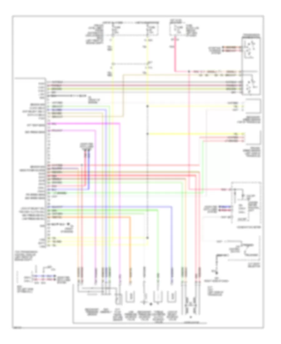 Transmission Wiring Diagram for Nissan Sentra SL 2011