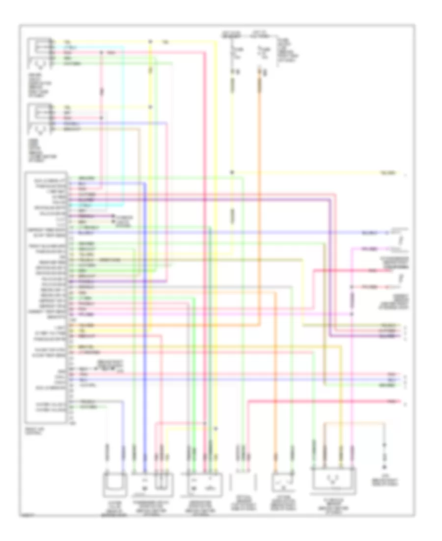 Automatic A C Wiring Diagram 1 of 2 for Nissan Titan PRO 4X 2009