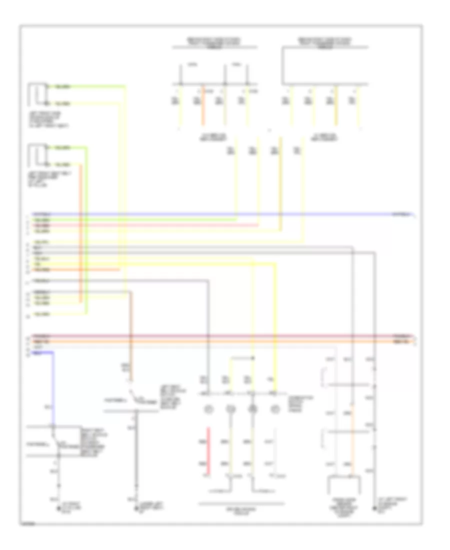 Supplemental Restraints Wiring Diagram (2 of 3) for Nissan Titan PRO-4X 2009