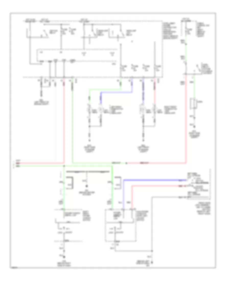 Forced Entry Wiring Diagram Crew Cab 2 of 2 for Nissan Titan LE 2004