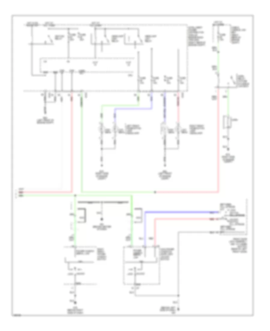 Forced Entry Wiring Diagram Except Crew Cab 2 of 2 for Nissan Titan LE 2004