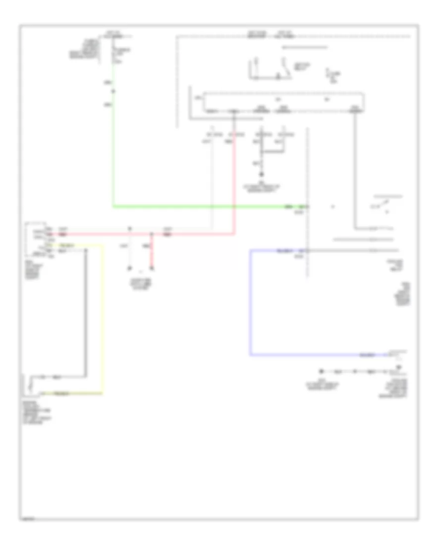 Cooling Fan Wiring Diagram for Nissan Titan LE 2004