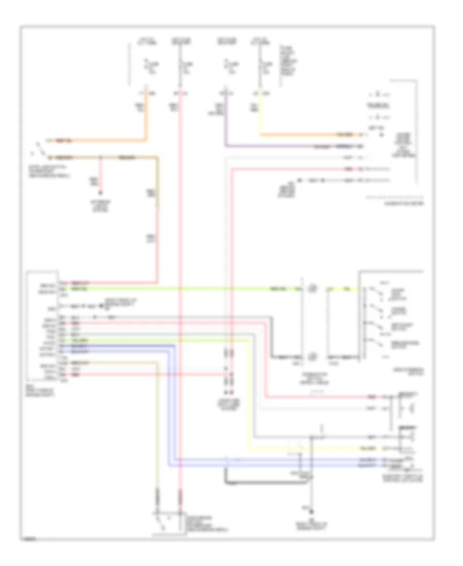 Cruise Control Wiring Diagram, without ICC for Nissan Titan LE 2004
